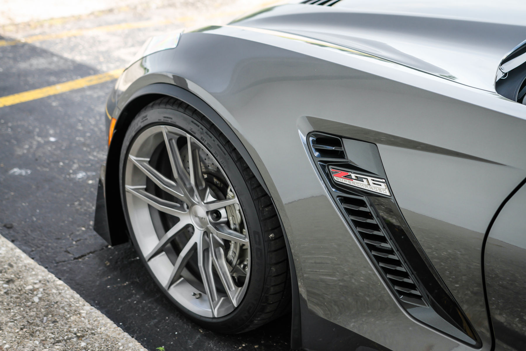 2015 Chevrolet Corvette Z06 | Forgeline C7 Corvette Z06 - View Of The AR1 Wheels