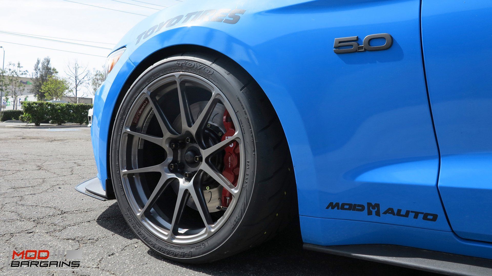 2015 Ford Mustang | Michael Chen's S550 Ford Mustang GT on Forgeline One Piece Forged Monoblock GA1R Open Lug Wheels