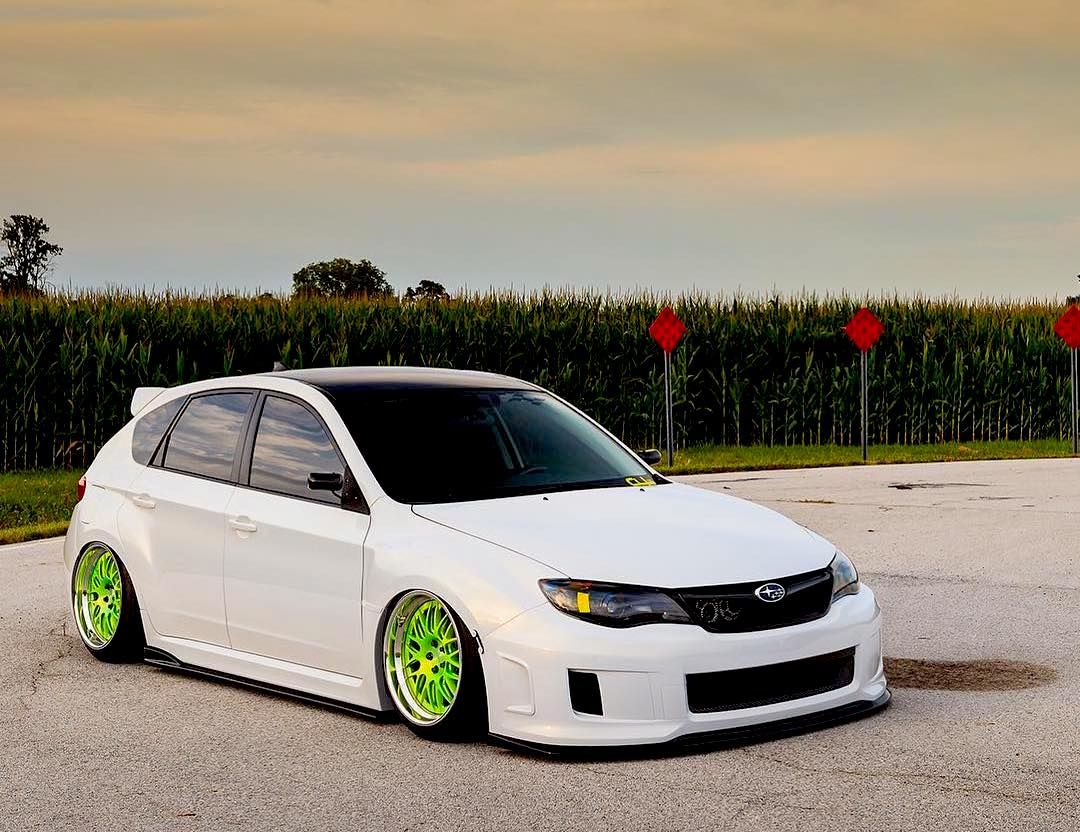2012 Subaru WRX | Corey West's Slammed Subaru WRX on Forgeline GX3 Wheels