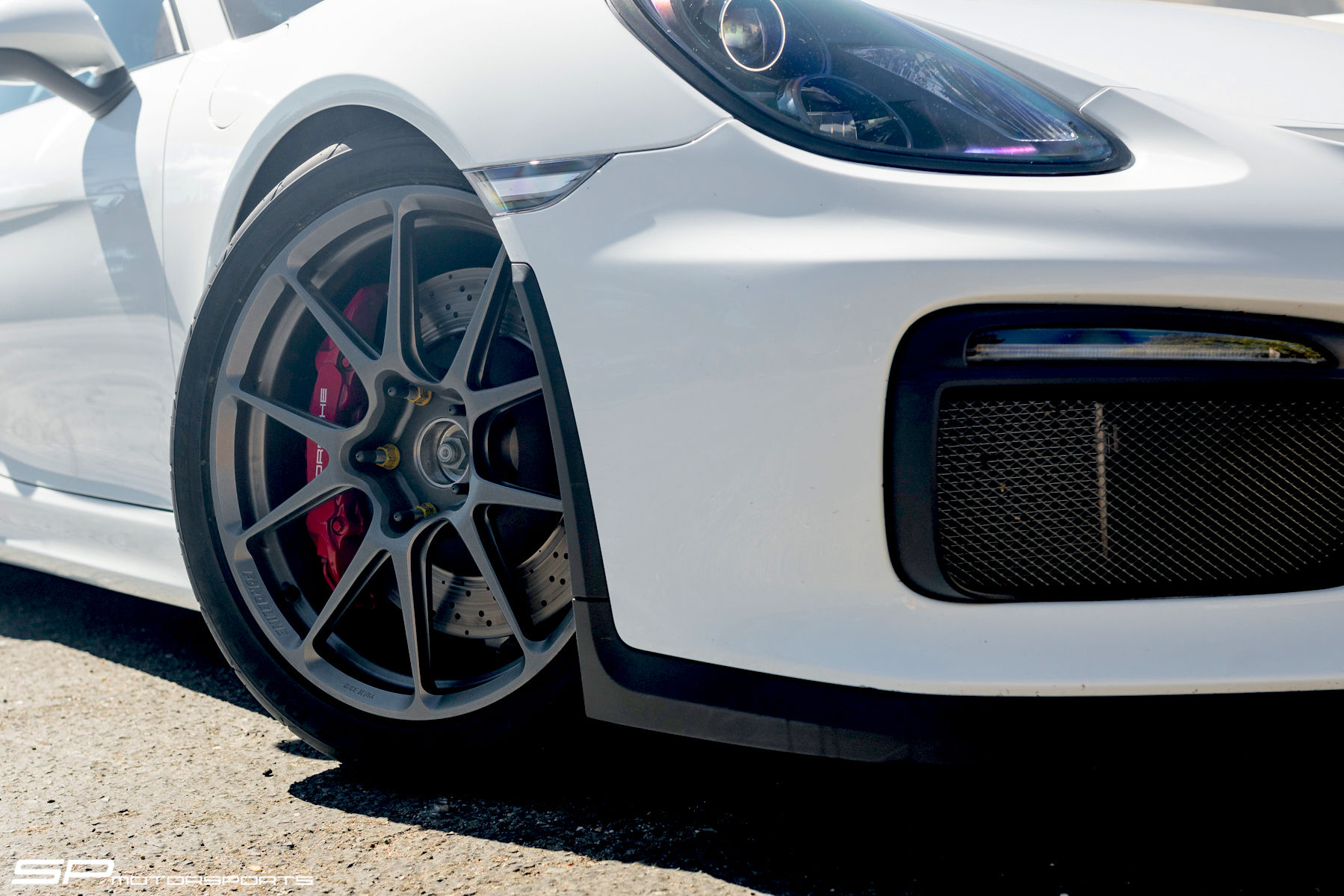 2016 Porsche Cayman | Dave's SP Motorsports-Tuned Porsche Cayman GT4 on Forgeline One Piece Forged Monoblock GS1R Satin Wheels
