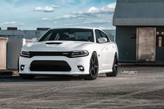 Dodge Charger SRT8 on Velgen Wheels Classic5 Satin Black 22x9 & 22x10.5 