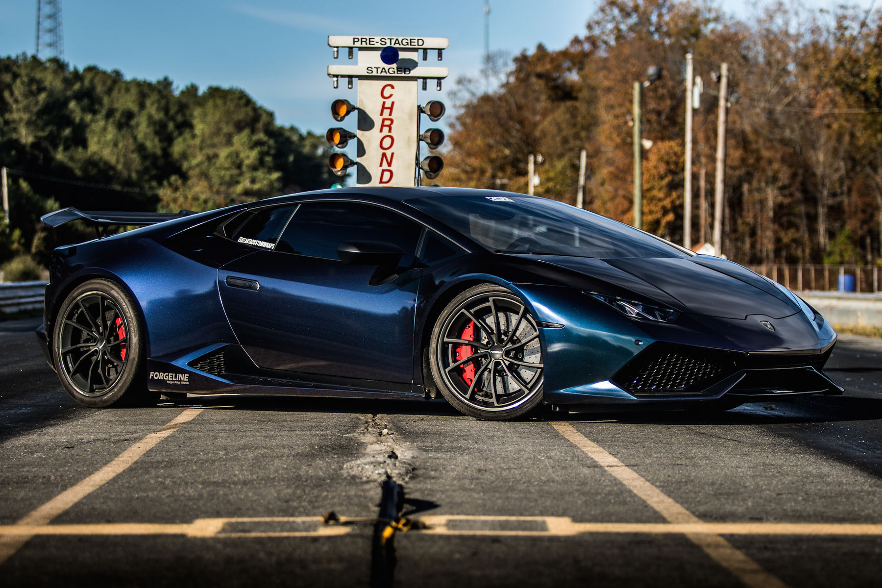Atlanta Custom Wraps' Lamborghini Huracan on Forgeline ...
