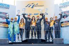 Murillo Racing Porsche Cayman on Forgeline 1pc Forged Monoblock GS1R Wheels Makes Last Lap Pass to Third Place at Laguna Seca