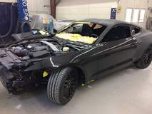 2017 Ford Mustang Fastback by SpeedKore Performance Group - Panels half way installed