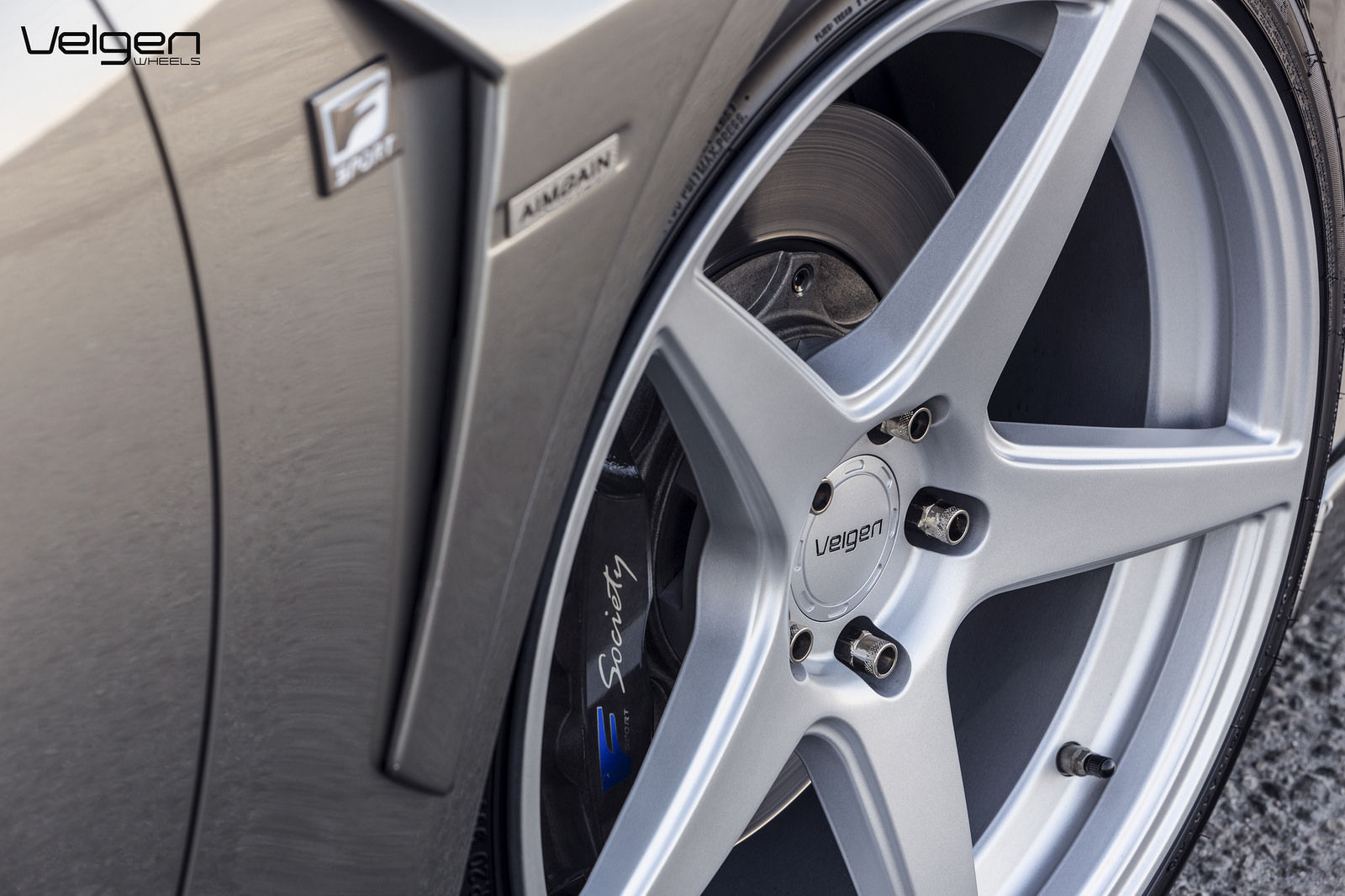 2015 Lexus RC 350 | Lexus RC350 F-Sport on Velgen Wheels Classic5 Matte Silver 20x9 & 20x10.5