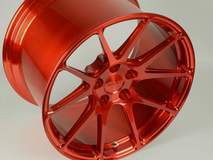 Forgeline One Piece Forged Monoblock GA1R in Transparent Red