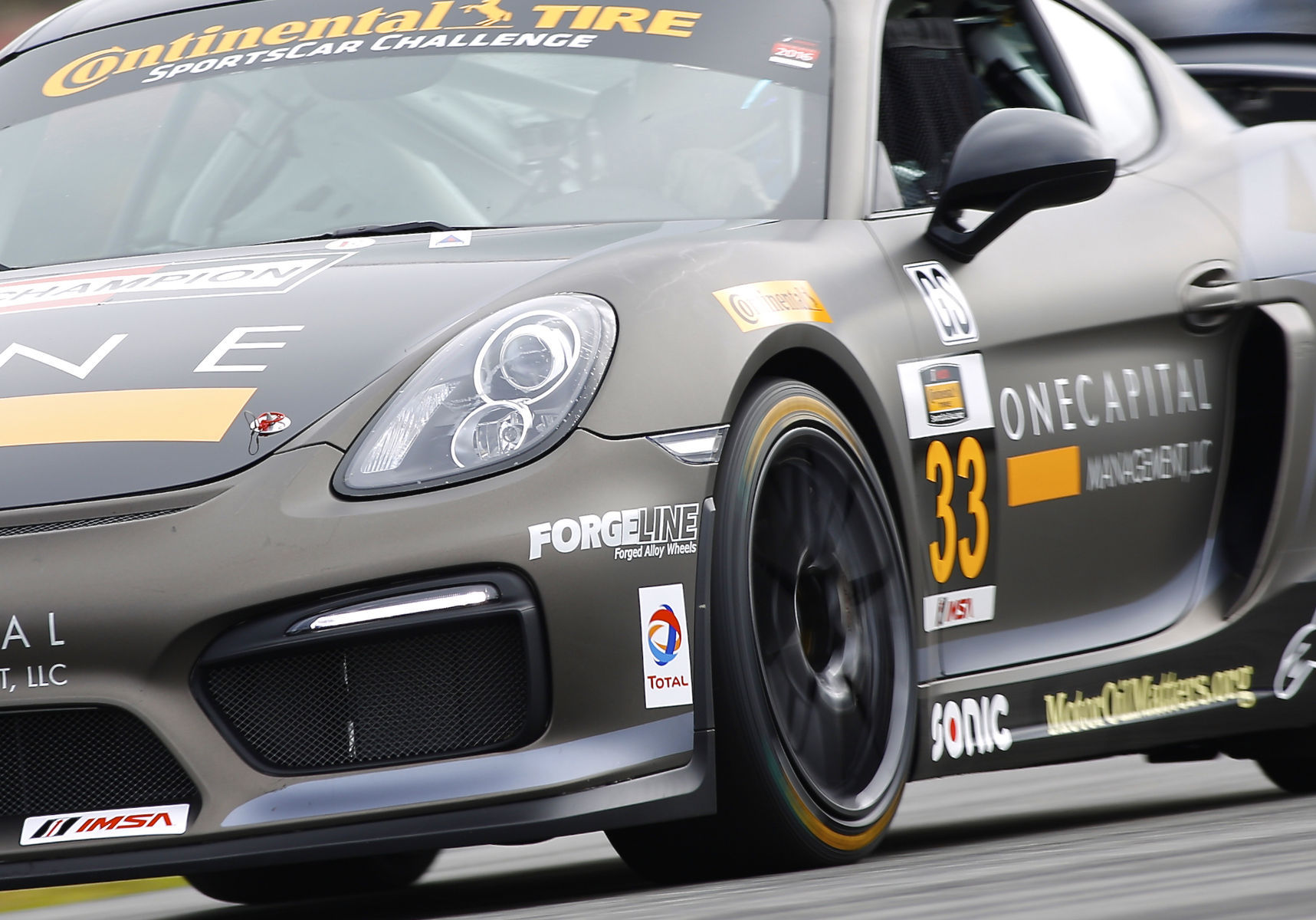 2016 Porsche Cayman | CJ Wilson Racing's GS Class Porsche Cayman Clubsport on Forgeline One PIece Forged Monoblock GS1R Wheels