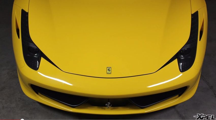 2011 Ferrari 458 Italia | 2011 Ferrari 458 Italia with XPEL ULTIMATE clear bra
