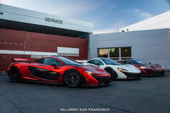 3 McLaren P1s @ McLaren San Francisco
