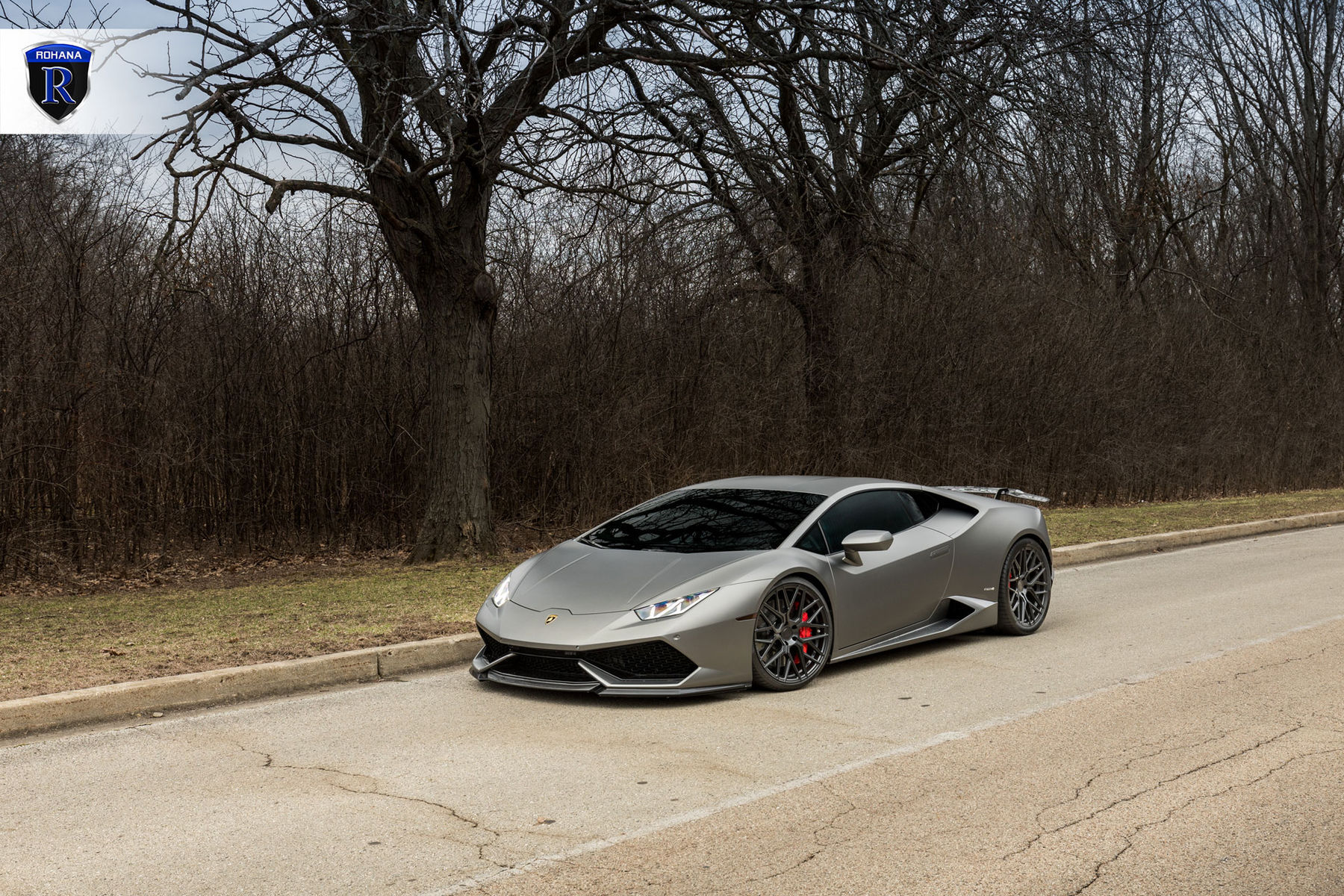 2016 Lamborghini Huracan | Matte Huracan - Front Angled View