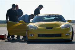 Lingenfelter 2006 C6 ZO6 Corvette 427 CID Twin Turbo Motor Trend 2007 Shoot Out Car - Front