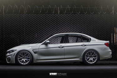 2014 BMW M3 | V810 Flow-Form Gunmetal 19" | 2014 BMW F80 M3 Alpine White