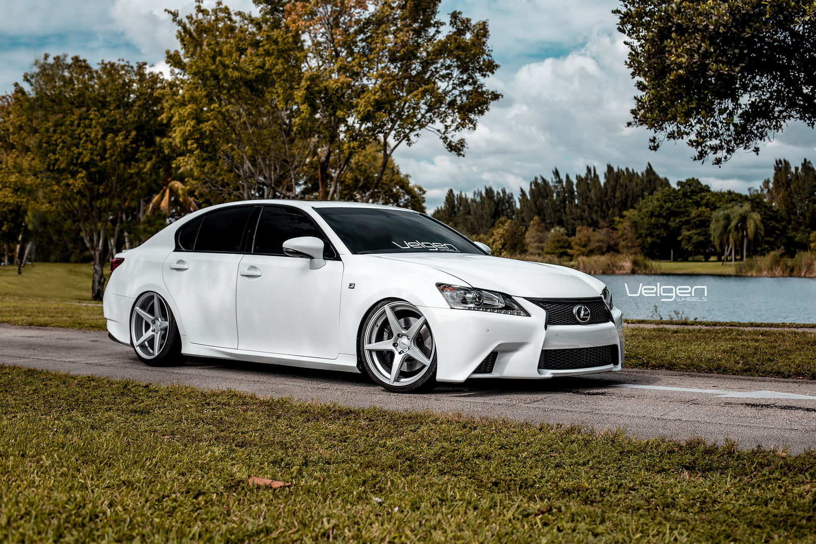 2015 Lexus GS 350 | Bagged Lexus GS350 F-Sport on Velgen Wheels Classic5 Matte Silver 20x9 & 20x10.5