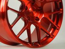 Forgeline One Piece Forged Monoblock SE1 in Transparent Red
