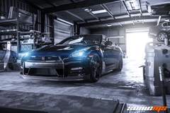 The dark side of the shop.