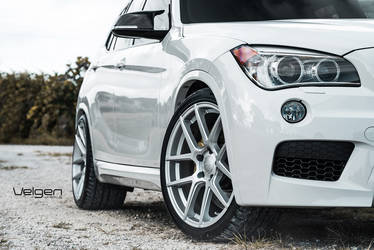2015 BMW X1 | BMW X1 on Velgen Wheels  VMB5 Matte Silver  19x9 & 19x10.5
