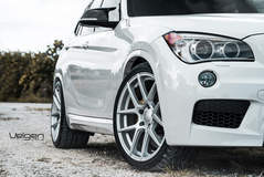 BMW X1 on Velgen Wheels  VMB5 Matte Silver  19x9 & 19x10.5