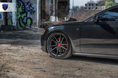 Black Audi S5 - Wheel Gap