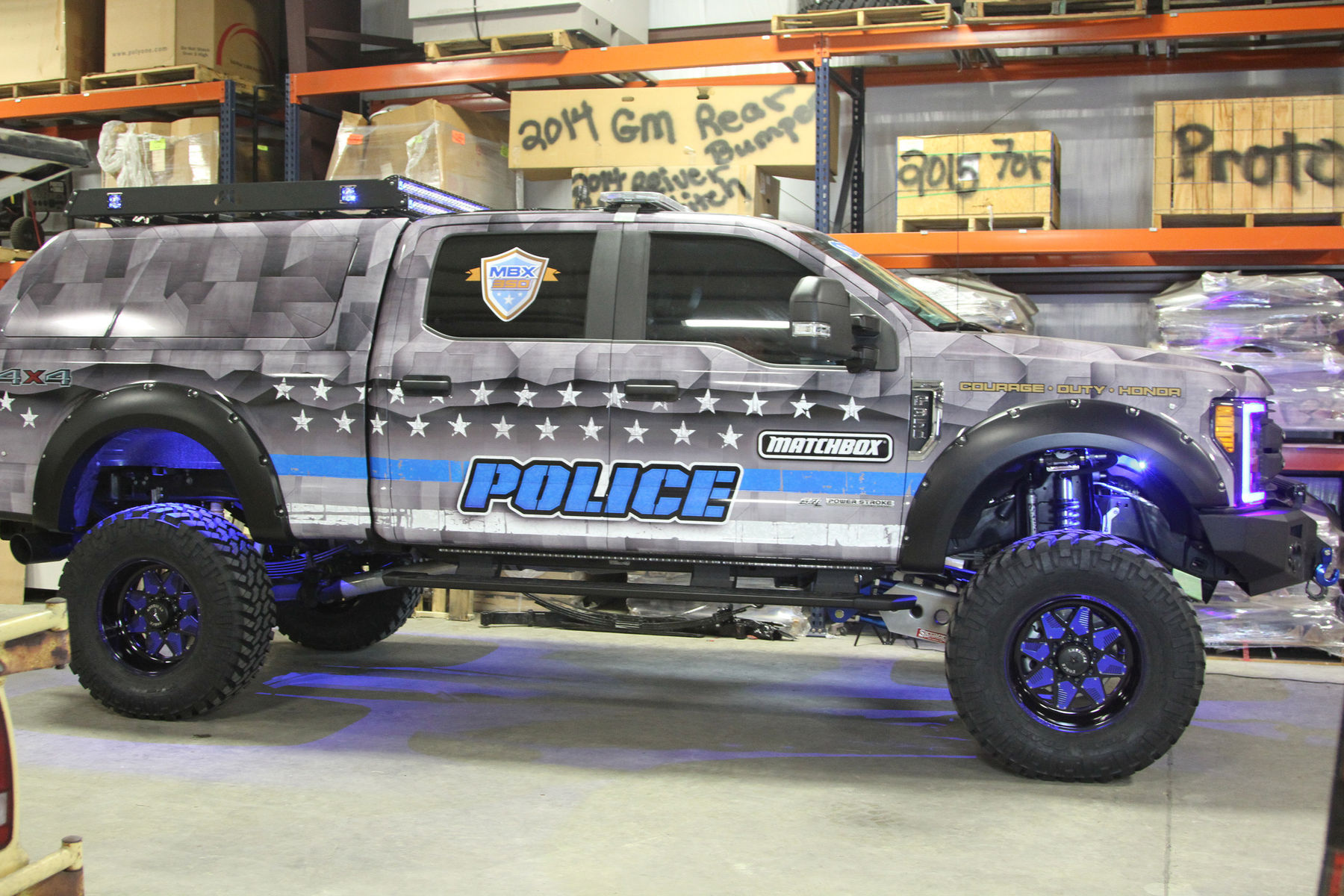 2017 Ford F-350 Super Duty | 2017 Ford F-350 Super Duty 4x4 XL Crew Cab “MBX350 Matchbox Police” by Skyjacker Suspensions