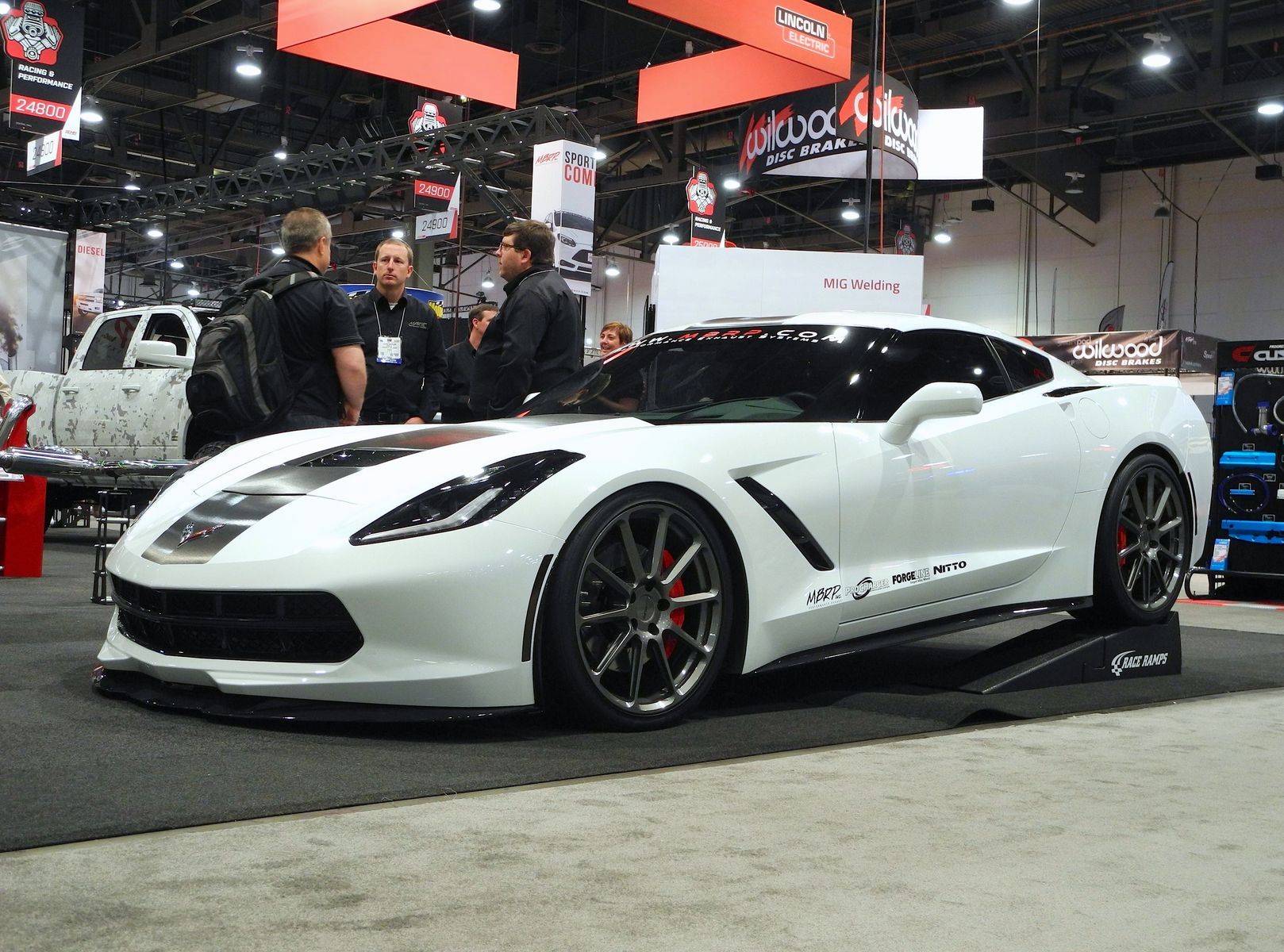 2014 Chevrolet Corvette Stingray | MBRP C7 Corvette on Forgeline RB1 Wheels - SEMA Photo