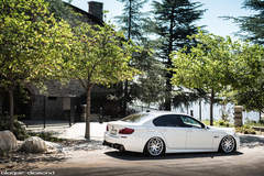 2015 BMW 5 Series Fitted With 20 Inch BD-3’s in Silver With Polished Face
