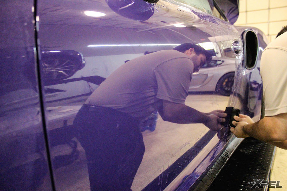 2016 Porsche 911 | Installing XPEL ULTIMATE on this Ultraviolet Porsche GT3RS