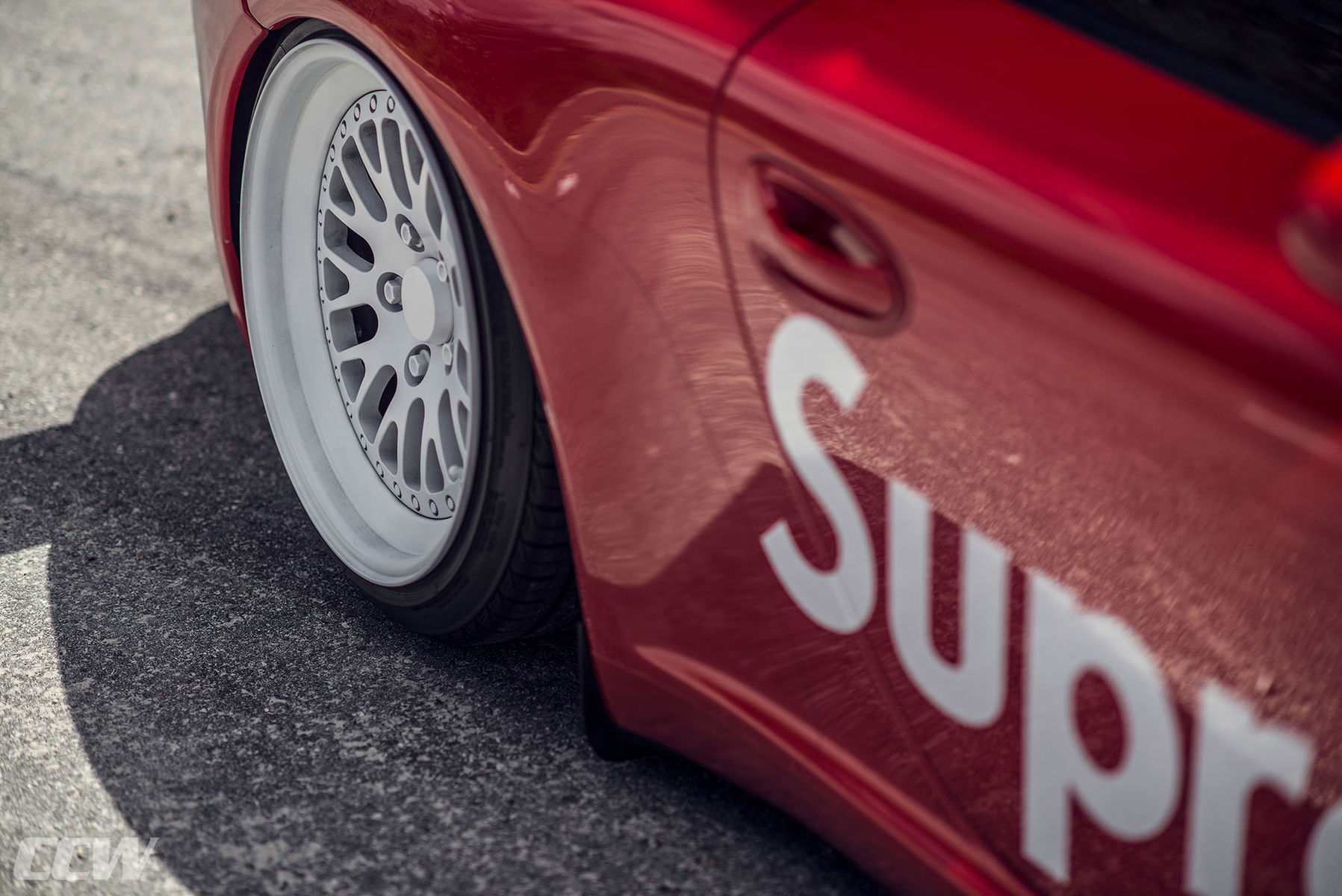 2013 Porsche 911 | Supreme Red Bagged Porsche 997 911 Carrera - CCW Classic 3 Piece Wheels