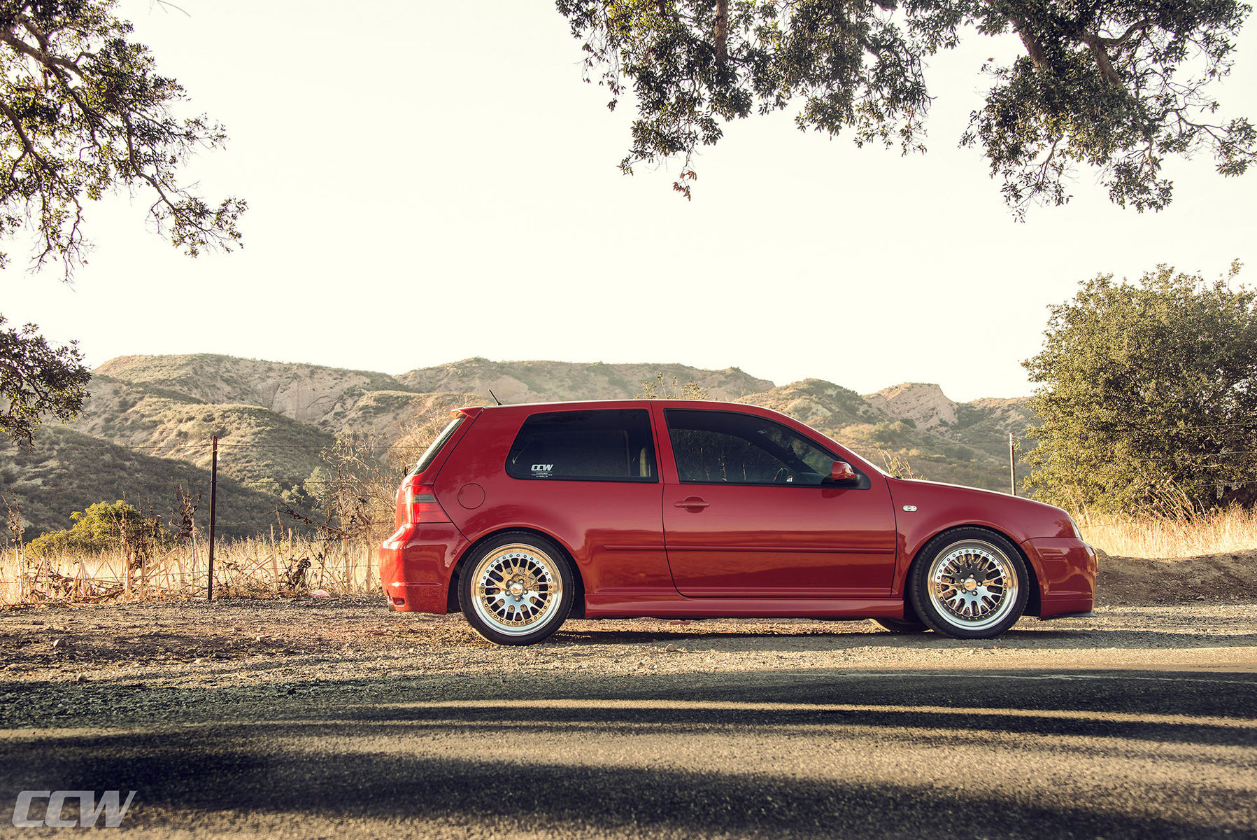  Volkswagen R32 | Tornado Red Volkswagen R32 - CCW Classic 3 Piece Forged Wheels