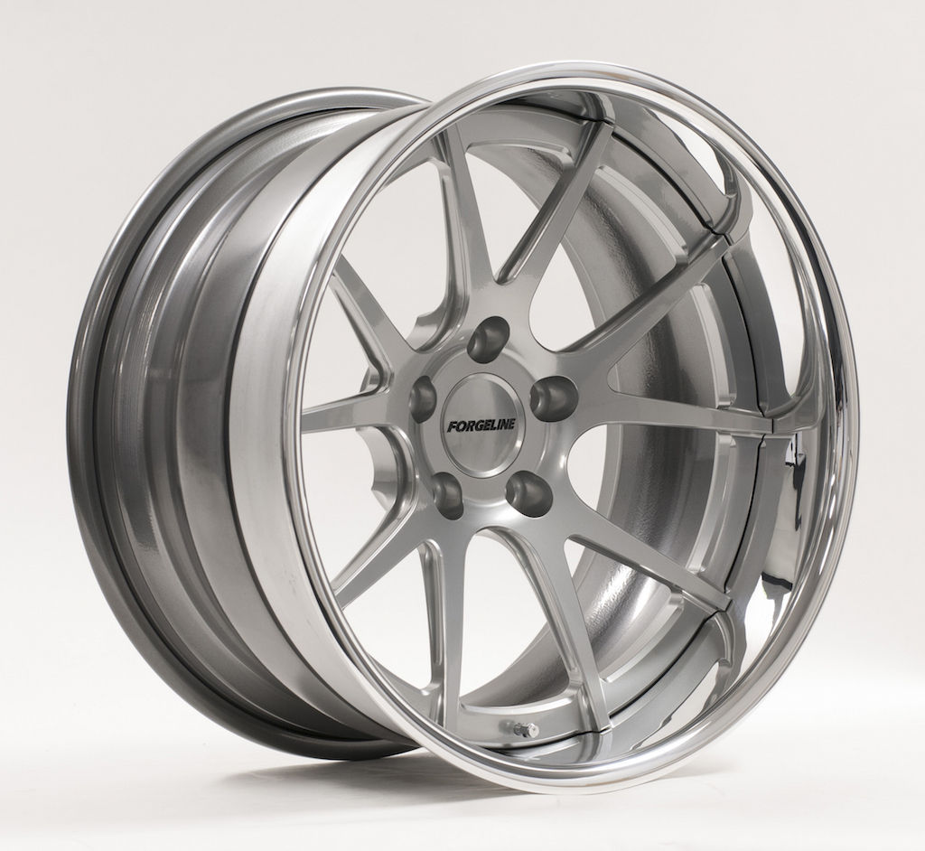 | Forgeline GA3C Concave Wheel in Hyper Silver Powder Coat