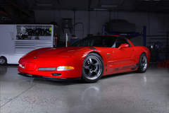 Ryan Mathews' C5 Corvette Z06 on Forgeline GF3 Open Lug Wheels
