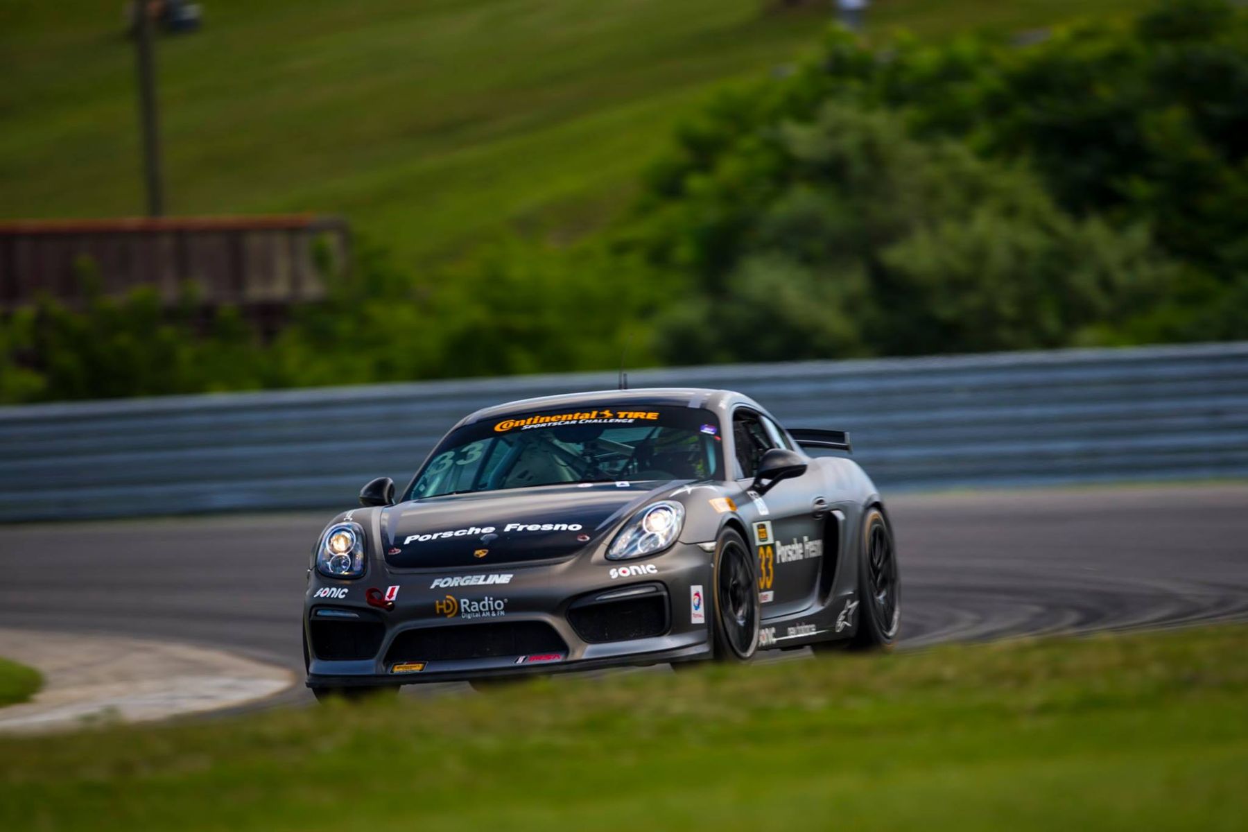 2017 Porsche Cayman | Stevenson Motorsports Wins IMSA CTSC GS, at Lime Rock Park, in the #57 Chevrolet Camaro GT4.R on Forgeline One Piece Forged Monoblock GS1R Wheels