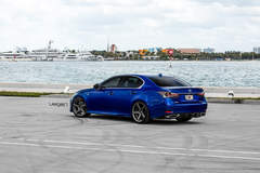 Lexus GS350 F-Sport on Velgen Wheels Classic5 Matte Gunmetal  20x9 & 20x10.5