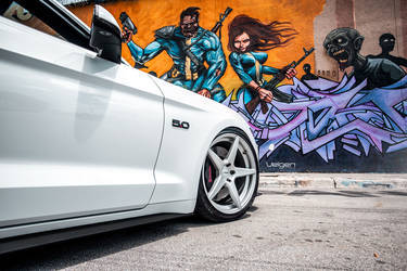 2016 Ford Mustang | White Mustang GT | Classic5 Matte Silver