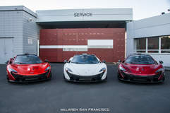 3 McLaren P1s @ McLaren San Francisco