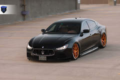 Lowered Maserati Ghibli - Top View