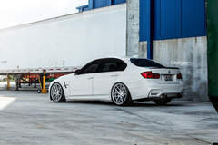 BMW M3 on Velgen Wheels VMB6 Matte Silver 20x9 & 20x10.5 
