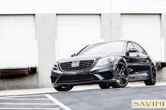 2014 Grey Mercedes-Banz S63 | Savini Wheels SV51-C