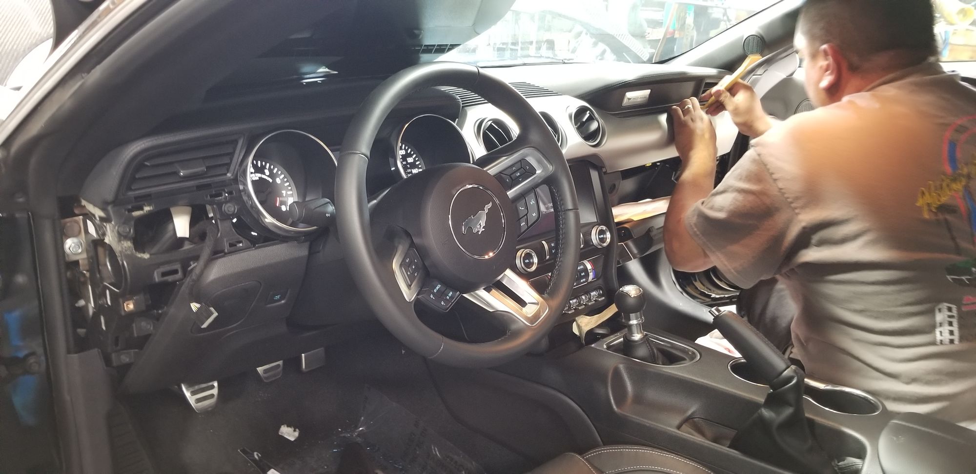 2019 Ford Mustang | 2019 Ford Mustang GT Fastback By California Pony Cars - Interior work in progress