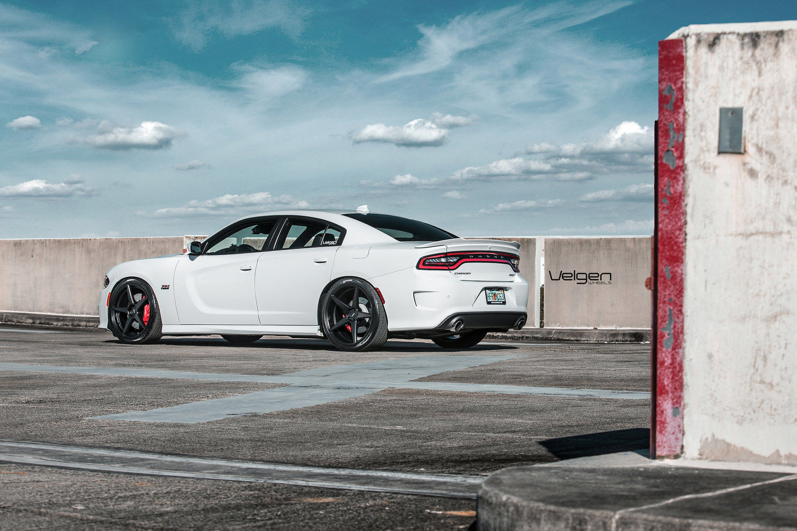 2016 Dodge Charger | Dodge Charger SRT8 on Velgen Wheels Classic5 Satin Black 22x9 & 22x10.5 
