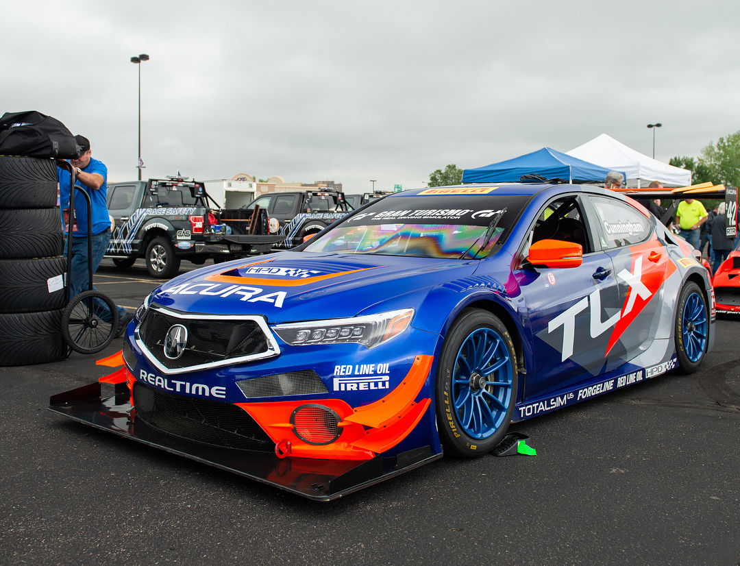 2018 Acura TLX | RealTime Racing's Acura TLX-GT to Tackle Pikes Peak on Forgeline One Piece Forged Monoblock GTD1 Wheels