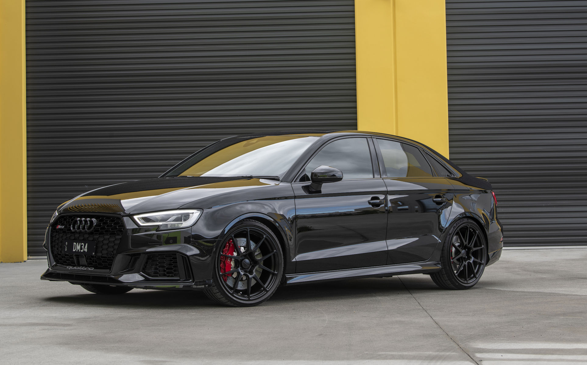 2018 Audi RS 3 | Dave Dessent's Audi RS3 on Forgeline One Piece Forged Monoblock GA1R Open Lug Wheels
