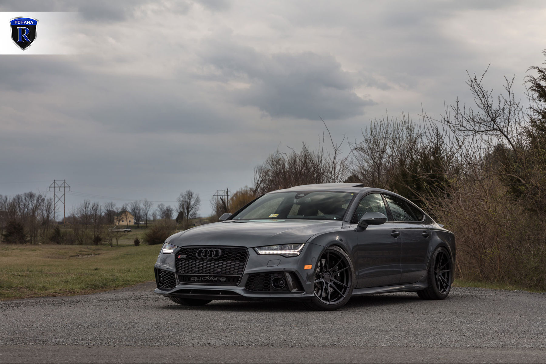 Audi rs7 черная