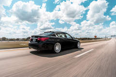 Infiniti Q50 on Velgen Wheels Classic5 Matte Silver