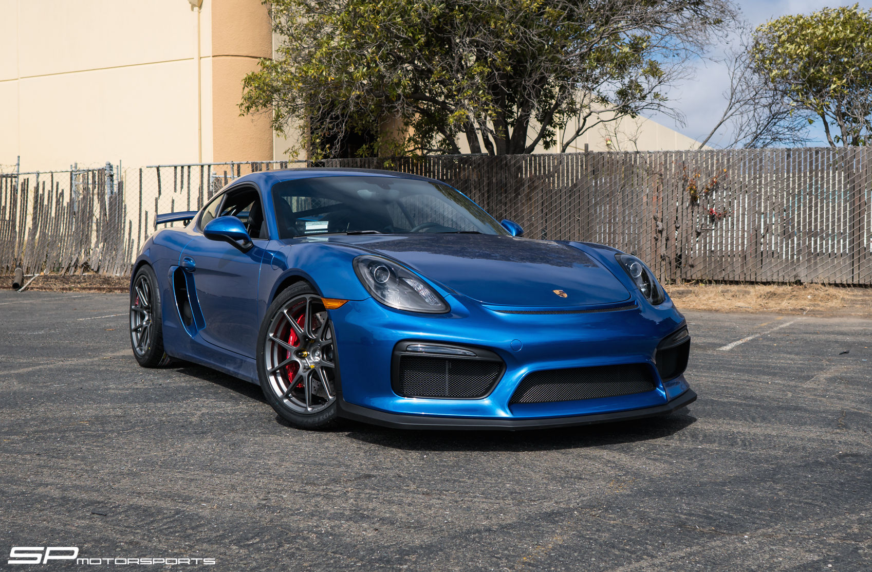 2016 Porsche Cayman | Sapphire Blue Porsche Cayman GT4 by SP Motorsports on Forgeline One Piece Forged Monoblock GS1R Wheels