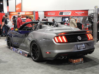 2016 Ford Mustang | Supercharged S550 Mustang Convertible on Grip Equipped Grudge Wheels