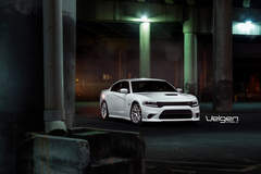 Dodge Charger SRT8 on Velgen Wheels VMB7 Matte Silver 20x9 & 20x10.5
