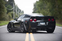 Eric McClellan C6 Corvette Z06 on Forgeline One Piece Forged Monoblock GTD1 5-Lug Wheels