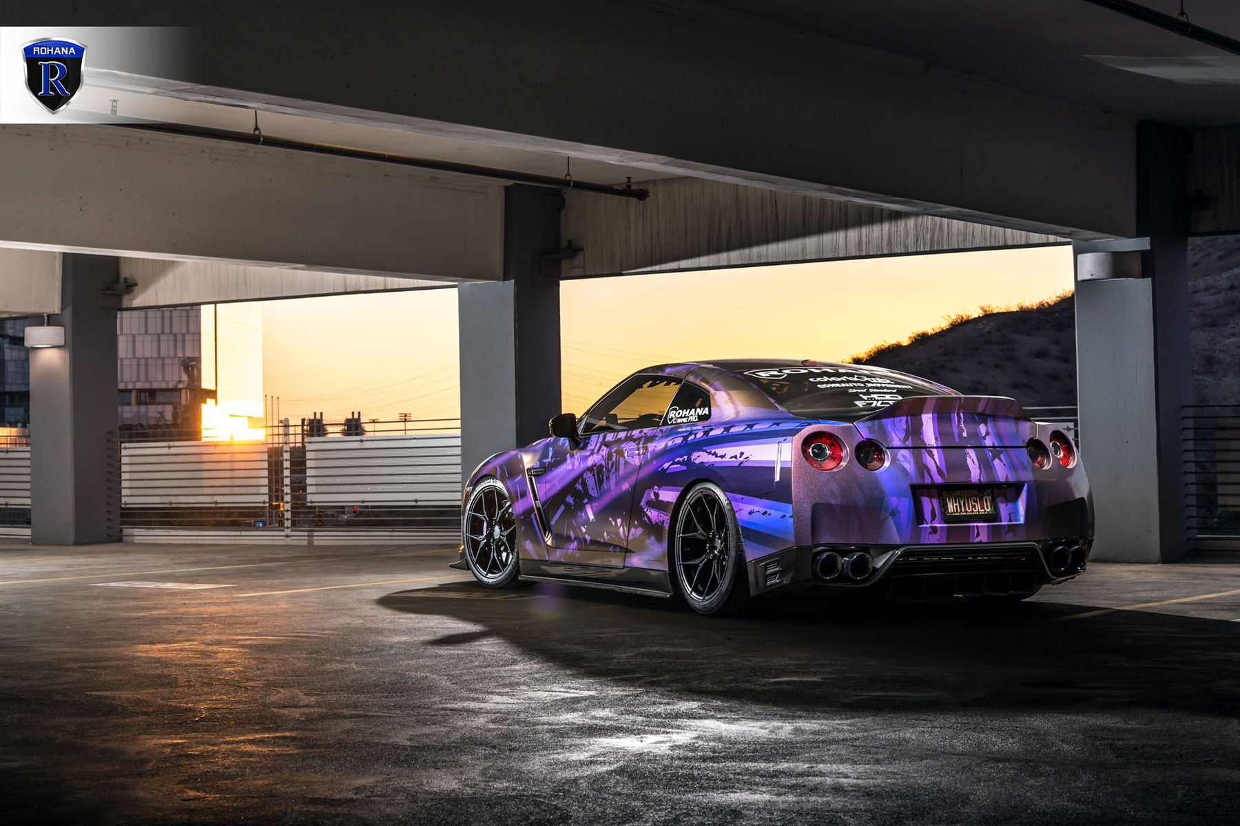 2016 Nissan GT-R | Wrapped Nissan GTR - Rear Side Shot