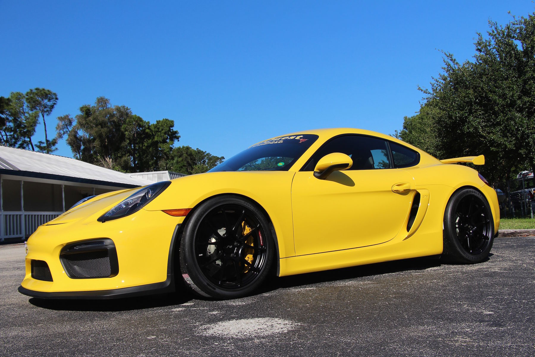2016 Porsche Cayman | Gavin Riches' AutoQuest Porsche Cayman GT4 on Forgeline One Piece Forged Monoblock GA1R Open Lug Wheels