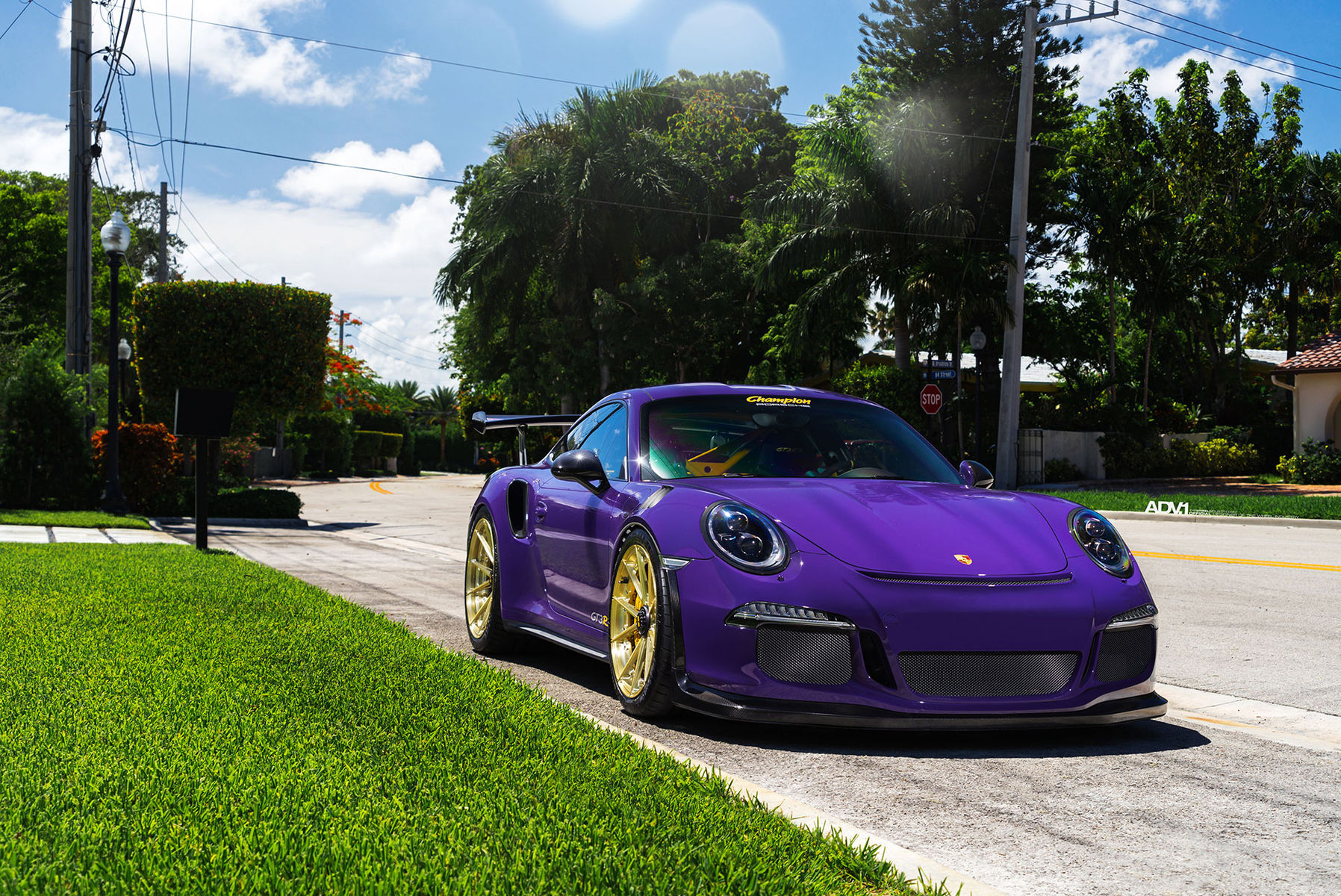 2017 Porsche 911 | ADV.1 Advanced Series | Purple Porsche GT3 RS